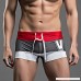 Beach Shorts Men Mens Breathable Swim Trunks Pants Swimwear Shorts Slim Wear Bikini Swimsuit Red B07P14FYSS
